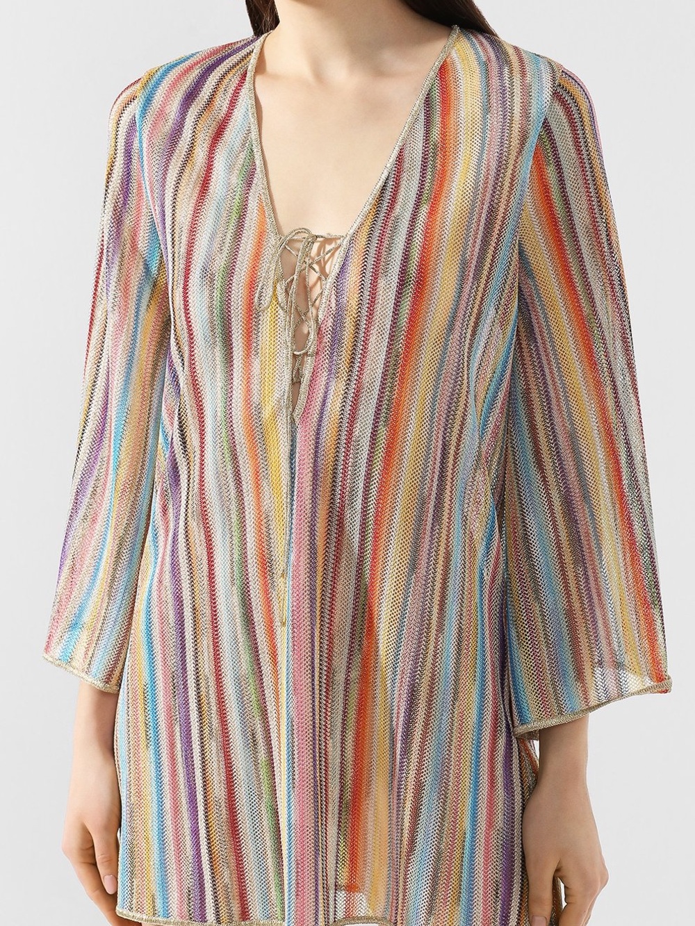 Missoni Mare Multicolor Striped Knit Cover-Up
